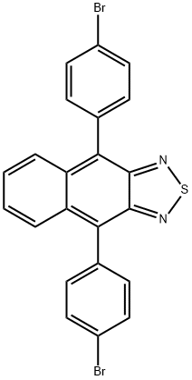 Naphtho[2,3-c][1,2,5]thiadiazole, 4,9-bis(4-bromophenyl)- Structure