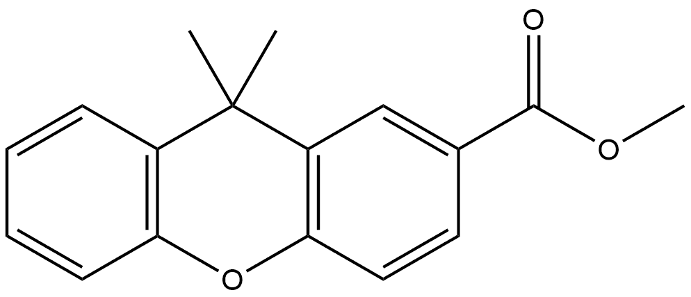 Methyl 9,9-dimethyl-9H-xanthene-2-carboxylate Structure