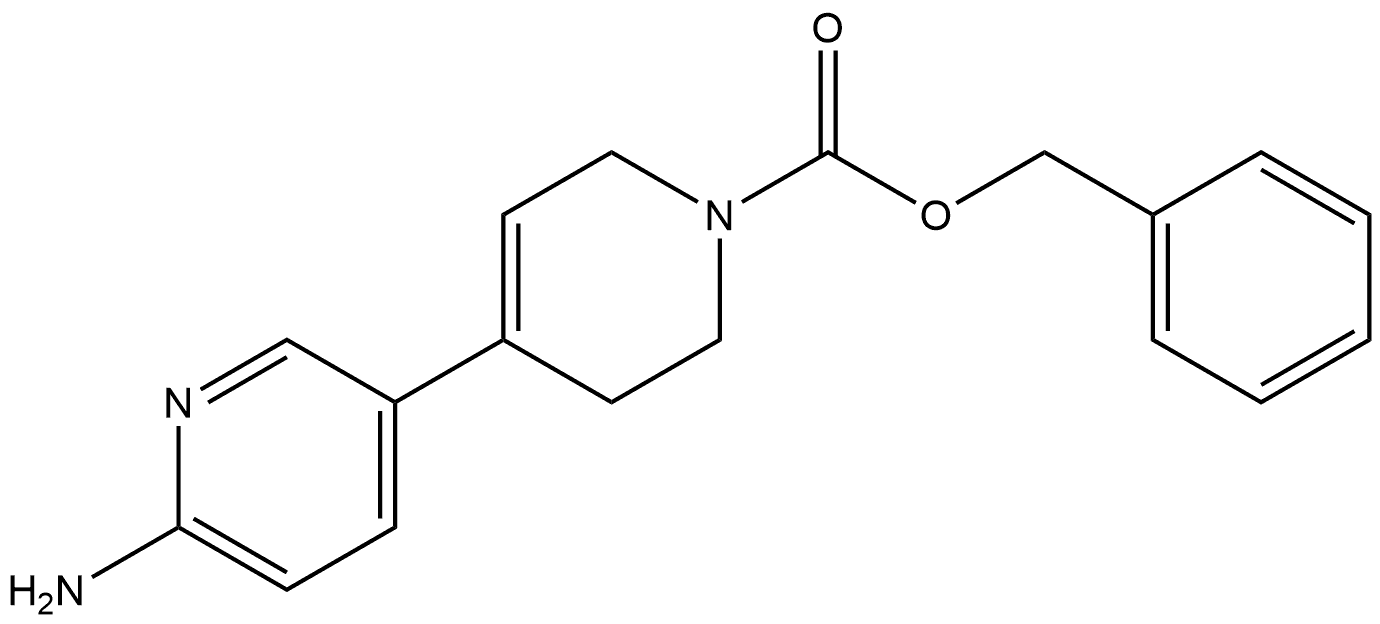 benzyl 6-amino-3',6'-dihydro-[3,4'-bipyridine]-1'(2'H)-carboxylate Structure