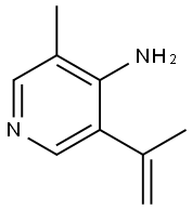 3-methyl-5-(prop-1-en-2-yl)pyridin-4-amine 구조식 이미지