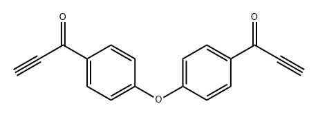 2-Propyn-1-one, 1,1'-(oxydi-4,1-phenylene)bis- Structure