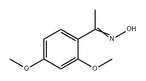 Ethanone, 1-(2,4-dimethoxyphenyl)-, oxime Structure