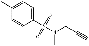 Benzenesulfonamide, N,4-dimethyl-N-2-propyn-1-yl- Structure