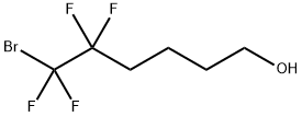 1-Hexanol, 6-bromo-5,5,6,6-tetrafluoro- Structure