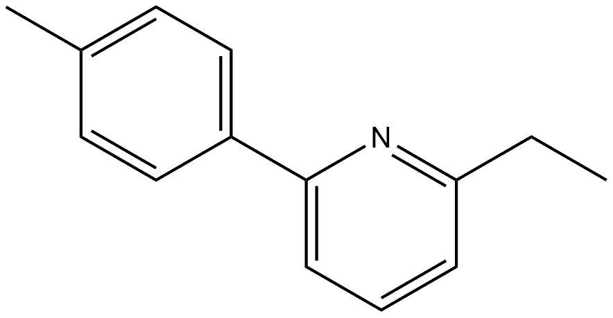 2-Ethyl-6-(4-methylphenyl)pyridine Structure