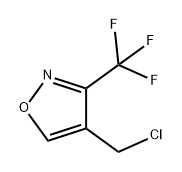 Isoxazole, 4-(chloromethyl)-3-(trifluoromethyl)- 구조식 이미지