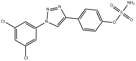 Sulfamic acid, 4-[1-(3,5-dichlorophenyl)-1H-1,2,3-triazol-4-yl]phenyl ester Structure