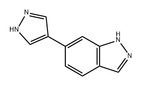 1H-Indazole, 6-(1H-pyrazol-4-yl)- Structure