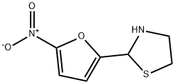 2-(5-Nitro-2-furyl)thiazolidine, 97% Structure