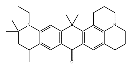 5H,9H-Pyrido[3',2':6,7]anthra[1,2,3-ij]quinolizin-9-one, 14-ethyl-1,2,3,6,7,11,12,13,14,16-decahydro-11,13,13,16,16-pentamethyl- Structure