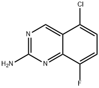 5-Chloro-8-fluoroquinazolin-2-amine Structure