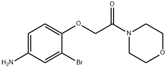 2-(4-Amino-2-bromophenoxy)-1-(morpholin-4-yl)ethanone Structure