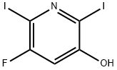 3-Pyridinol, 5-fluoro-2,6-diiodo- Structure