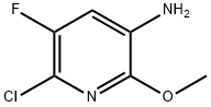 3-Pyridinamine, 6-chloro-5-fluoro-2-methoxy- Structure