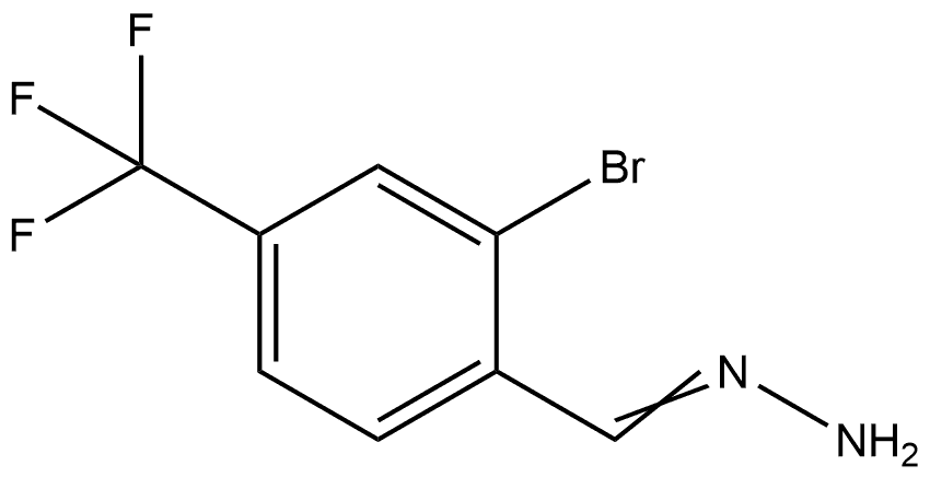 2-Bromo-4-(trifluoromethyl)benzaldehyde hydrazone Structure