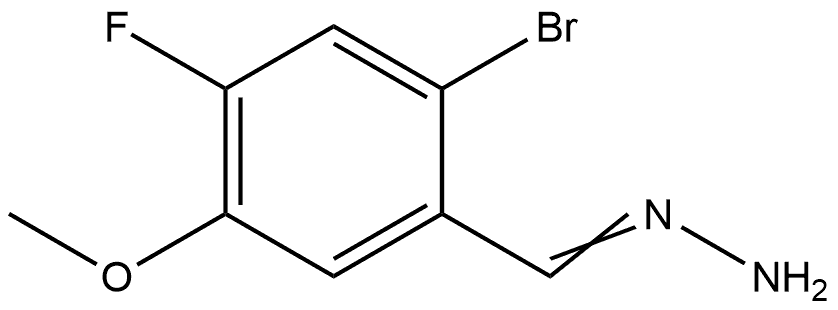 2-Bromo-4-fluoro-5-methoxybenzaldehyde hydrazone Structure