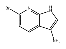 1H-Pyrrolo[2,3-b]pyridin-3-amine, 6-bromo- Structure