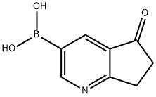 5-Oxo-6,7-dihydro-5H-[1]pyrindine-3-boronic acid 구조식 이미지