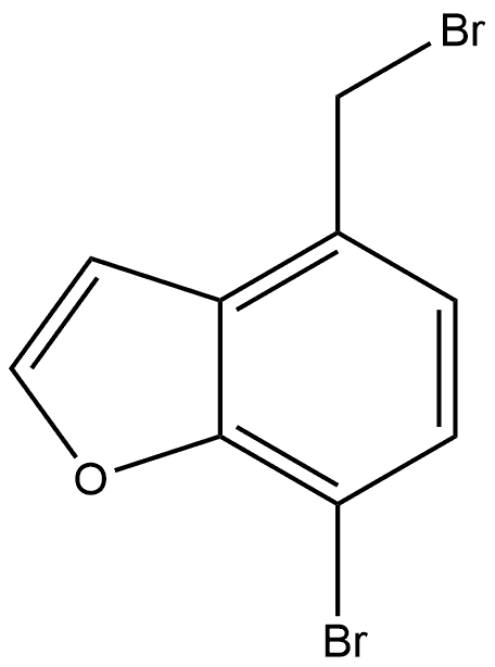 7-Bromo-4-(bromomethyl)benzofuran Structure