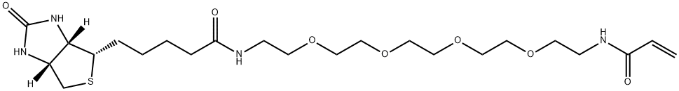 Biotin-PEG4-Acrylamide Structure