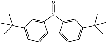 3,7-di-tert-butyldibenzothiophene S-oxide Structure