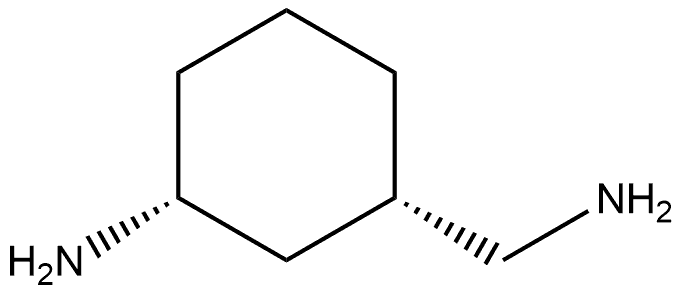 (1S,3R)-3-Aminocyclohexanemethanamine Structure