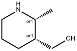 3-Piperidinemethanol, 2-methyl-, (2R,3R)-rel- Structure