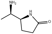 2-Pyrrolidinone, 5-[(1R)-1-aminoethyl]-, (5S)- Structure