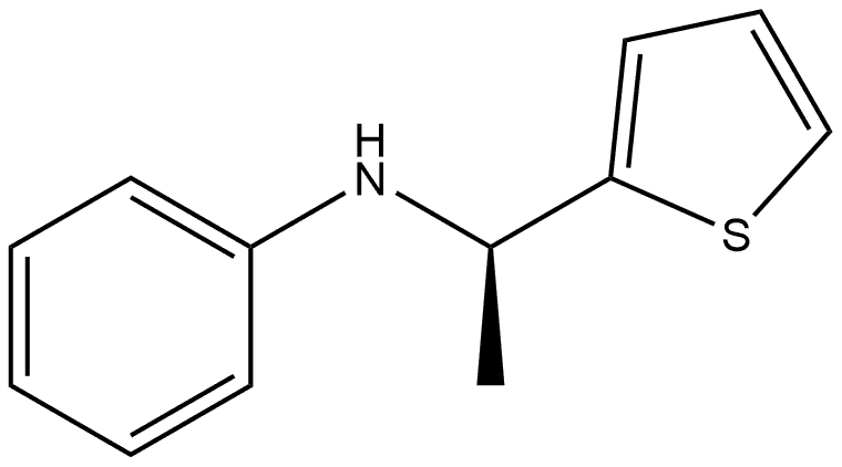 (αR)-α-Methyl-N-phenyl-2-thiophenemethanamine Structure