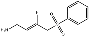 2-Buten-1-amine, 3-fluoro-4-(phenylsulfonyl)-, (2Z)- Structure