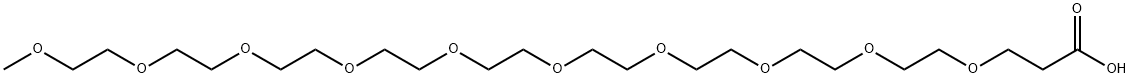 m-PEG10-acid 구조식 이미지