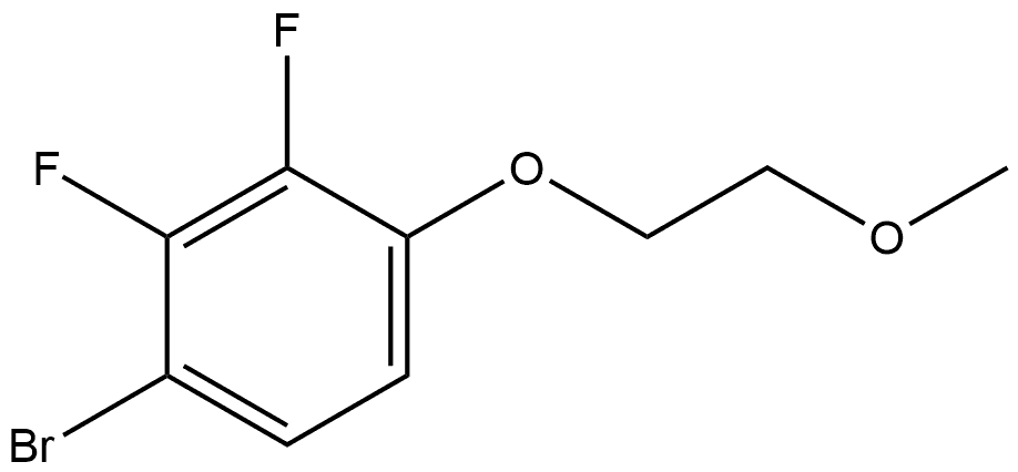 1-Bromo-2,3-difluoro-4-(2-methoxyethoxy)benzene 구조식 이미지