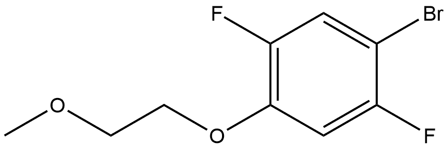 1-Bromo-2,5-difluoro-4-(2-methoxyethoxy)benzene Structure