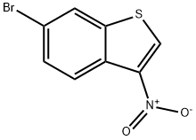 Benzo[b]thiophene, 6-bromo-3-nitro- 구조식 이미지