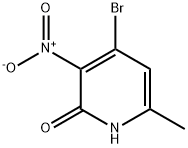 2(1H)-Pyridinone, 4-bromo-6-methyl-3-nitro- Structure