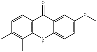9(10H)-Acridinone, 2-methoxy-5,6-dimethyl- 구조식 이미지