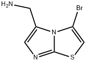 Imidazo[2,1-b]thiazole-5-methanamine, 3-bromo- Structure