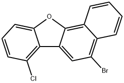 Benzo[b]naphtho[2,1-d]furan, 5-bromo-7-chloro- Structure