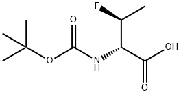 (2S,3S)-2-[[(1,1-Dimethylethoxy)carbonyl]amino]-3-fluorobutanoic acid Structure