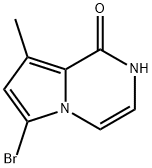 6-bromo-8-methyl-2H-pyrrolo[1,2-a]pyrazin-1-one Structure