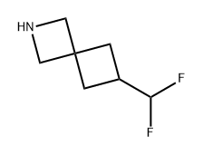 2-Azaspiro[3.3]heptane, 6-(difluoromethyl)- Structure