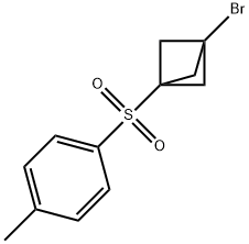 Bicyclo[1.1.1]pentane, 1-bromo-3-[(4-methylphenyl)sulfonyl]- Structure