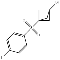 1-Bromo-3-[(4-fluorophenyl)sulfonyl]bicyclo[1.1.1]pentane Structure