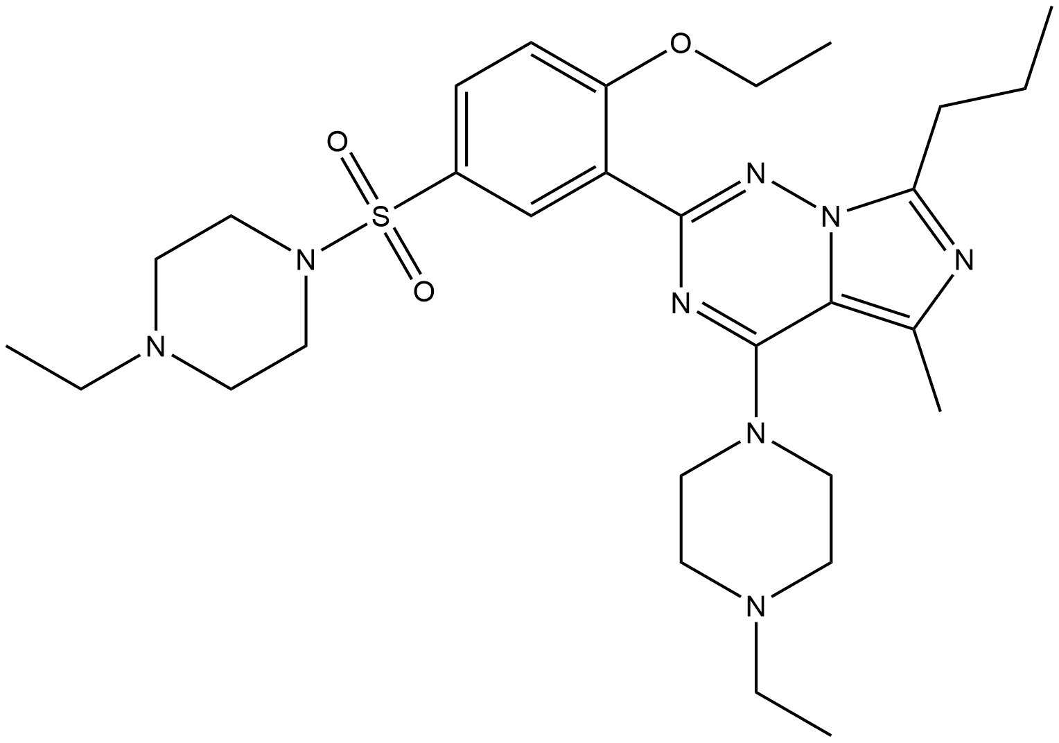 Sildenafil Impurity 77 Structure