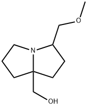1H-Pyrrolizine-7a(5H)-methanol, tetrahydro-3-(methoxymethyl)- 구조식 이미지