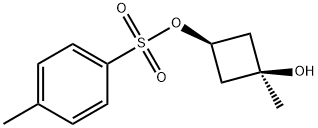 1,3-Cyclobutanediol, 1-methyl-, 3-(4-methylbenzenesulfonate), cis- Structure