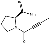 (2S)-1-(1-Oxo-2-butyn-1-yl)-2-pyrrolidinecarboximidamide Structure