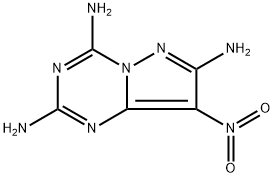 Pyrazolo[1,5-a]-1,3,5-triazine-2,4,7-triamine, 8-nitro- 구조식 이미지