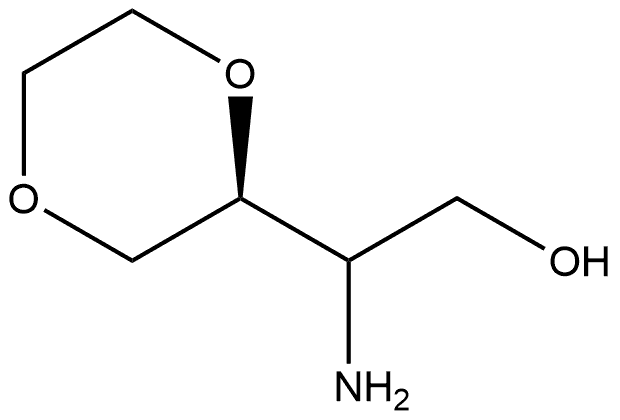 (2S)-β-Amino-1,4-dioxane-2-ethanol 구조식 이미지