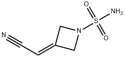 1-Azetidinesulfonamide, 3-(cyanomethylene)- 구조식 이미지